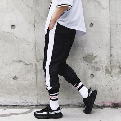 High Street Fashion Casual Pant for Men Ankle Length Trousers Mens Hip Hop Sweatpants Male Jogger Loose Harem Pant