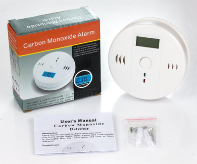 High Sensitive LCD Digital Backlight Carbon Monoxide Alarm Detector Tester CO Gas Sensor Alarm for Home Security 85dB