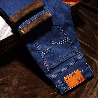 HCXY Brand 2017 winter The New Version Of Velvet Mens Jeans Casual Jean Trousers Straight Denim Pants Men Warm Jeans Male