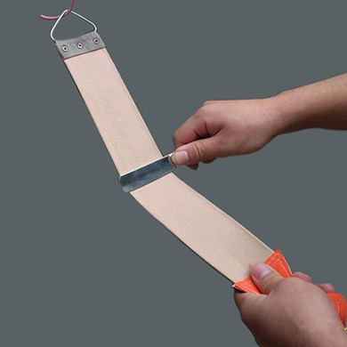 Leather Sharpening Canvas Strop Barber Open Straight Razor Sharpening Shave Christmas Gift 6LTF