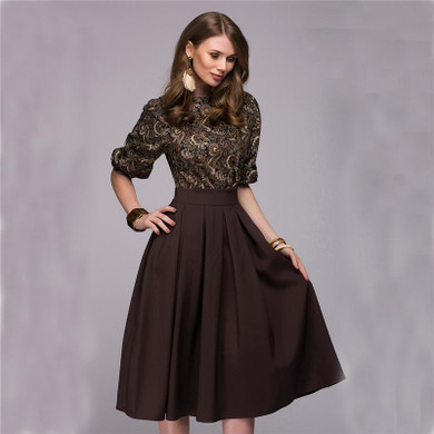 LDZHPS 2018 Bohemian Fashion Women's Floral Print Blouse Casual O-neck Half-Sleeve Shirts Elegant Vintage Print Tops