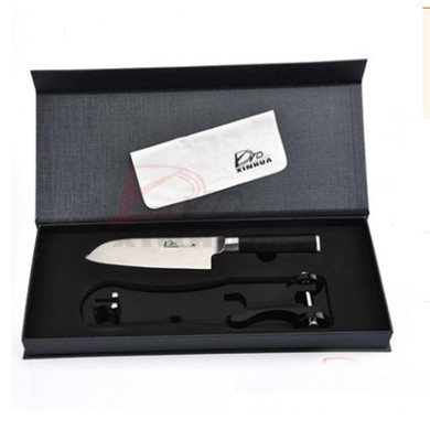 LDZ Kitchen Knife 6 inch Professional Chef Knives Japanese 7CR17 440C High Carbon Stainless Steel Meat Santoku Knife Pakka Wood