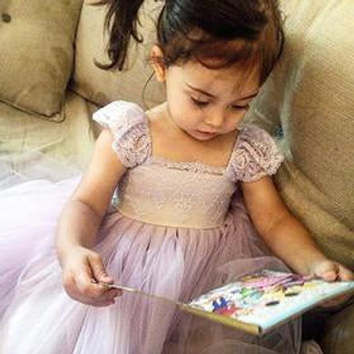 Lavendar Girls Lace Wedding Party Dresses Free Shipping Cute Girl Dress Lovely Flower Girl Dress Baby Girl Toddler Pageant Gowns