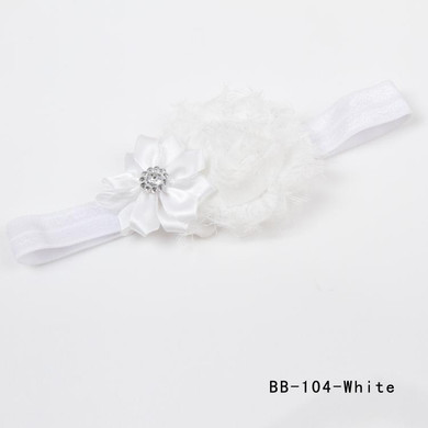 Drop Shipping Baby Children Flower Pearl Infant Toddler Girl Headband Clips Hairband Hair Band Accessories