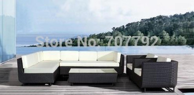 2017 All Weather Outdoor luxury furniture rattan sofa sets