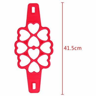2017 4/7/10 Holes Non Stick Pancake Egg Ring Maker Silicone Egg Cake Mold Egg Cooker Pan Flip Eggs Mold Kitchen Baking Tools