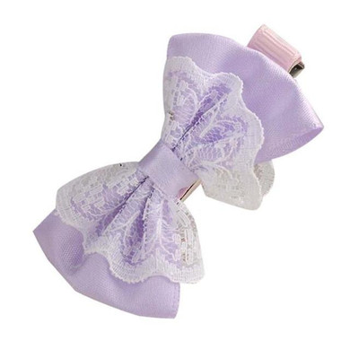2017 1PC Fashion Girl Lace Bowknot Hairpin headwear barrettes Hair clips Jewelry Snap Clips Children Baby Hair Accessories MA195