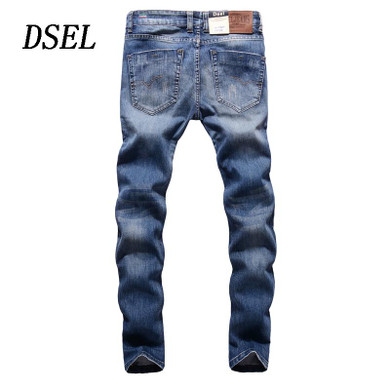 2017 Fashion Stretch Slim Fit Blue Patchwork Jeans Ripped Denim Jeans Men Pants Hot Sale Dsel Brand Men`s Jeans Elastic E701 2017 Fashion Stretch Slim Fit Blue Patchwork Jeans Ripped Denim Jeans Men Pants Hot Sale Dsel Brand Men`s Jeans Elastic E701
