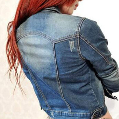2017 Fashion Spring Autumn Women Jeans Jacket Short Tops Long Sleeve Denim Coat Vintage Clothing Female Jacket chaquetas mujer