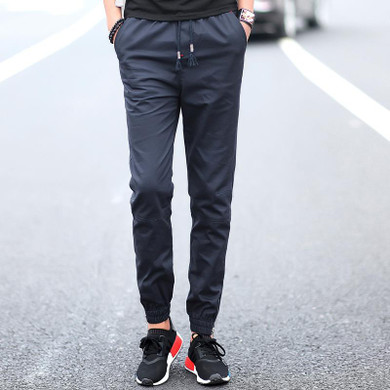 2017 Fashion Men's Khaki Joggers Pants High Quality Men Legging Feet Pants Harem Street Active Trousers