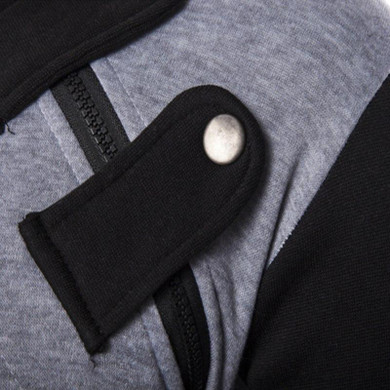 2017 Fashion Men Hoodie Hedging Oblique Zipper Sweatshirt Fit Men Hoody Hoodies Men Hip Hop