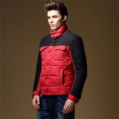 New 2017 Down Jackets Men Fashion Casual Winter Down Jacket Mens Thick Coats Mens Warm 90% White Duck Down Outwear Plus X593