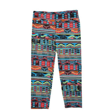 2017 Summer Fashion Short Leggings For Women Lady Cropped Trousers Vintage Floral Print Elastic Waist Push Up Gothic Capri Pants