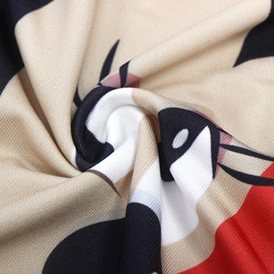 2017 Summer Fashion Cute Women's Cartoon Printed Dresses White O-Neck Sleeveless Bodycon Mini Dress Casual Cutto Cortos Vestidos