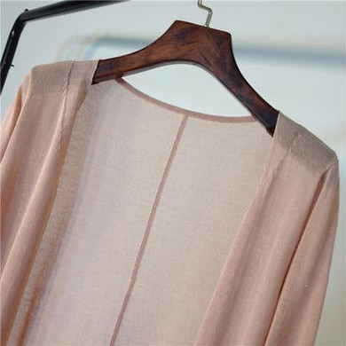 2017 Summer fall Women Medium-long poncho Female Knitted Cardigan Sunscreen thin coats Air Conditioning shirt cardigans feminino