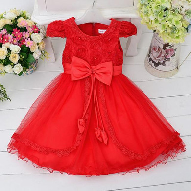 Retail Little Girl Tulle Ball Gown Flower Girl Dresses For Weddings Child First Communion Dresses Pearls Pageant Dresses L6380 Retail Little Girl Tulle Ball Gown Flower Girl Dresses For Weddings Child First Communion Dresses Pearls Pageant Dresses L6380