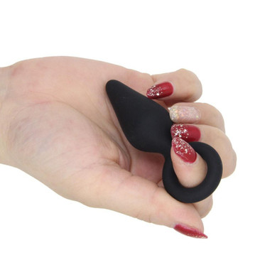 SMALL KUNAI-SHAPED SILICONE BEGINNER ANAL PLUG