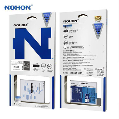 2017 Original NOHON Battery For Samsung Galaxy S3 Batarya i9300 i9305 i879 i535 i747 i9128 Bateria EB-L1G6LLU 2100mAh Li Battery