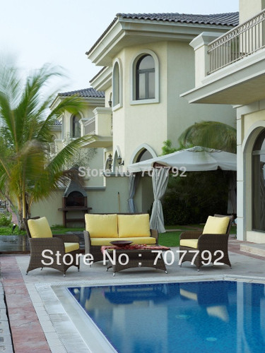2017 New Design patio rattan cheap sectional sofa