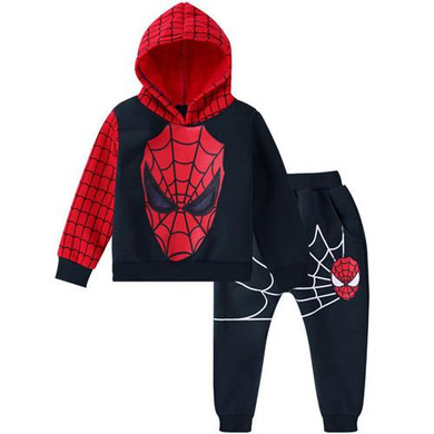 2017 New Children Outfits Tracksuit Batman Clothing Children Hoodies + Kids Pants 2 pcs kids Sport Suit Boys Clothing Set