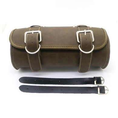 Vintage saddlebag motorcycle leather tool bag for biker motorbike moto accessories