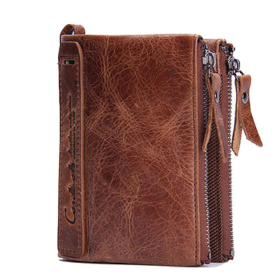 CONTACT'S women wallet Genuine Leather Men Wallet Purse Female Card Holder Small Clutch bags wallet coin Purse Money Bag Red