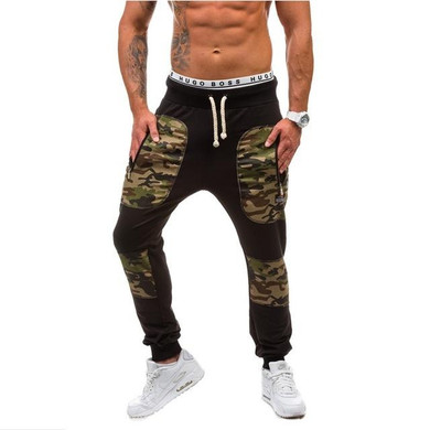 ConMotion Fashion Sportswear Men New 2017 Men's Casual Camouflage Cargo Pants Brand Clothing Multi-pocket zipper Sweatpants