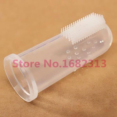 2015 Super Soft Pet Finger Toothbrush Teddy Dog Brush Bad Breath Tartar Teeth Care Dog Cat Cleaning Supplies