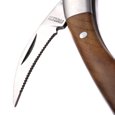 HOMESTIA Premium Wood Corkscrew Wine Opener Bottle Opener Beer Opener and Foil Cutter w/Leather Case and Gift package