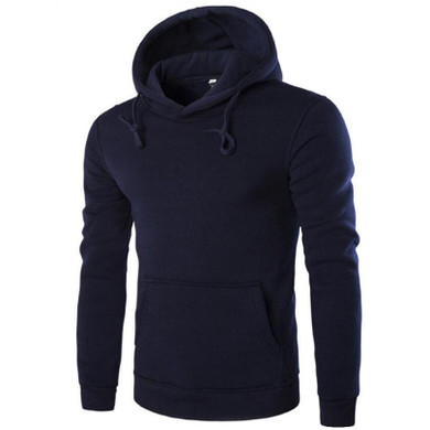 New 2017 Hoodies Men Sudaderas Hombre Hip Hop Mens Brand Solid Color Lapel Pullover Hoodie Sweatshirt Slim Fit Men Hoody 4XL