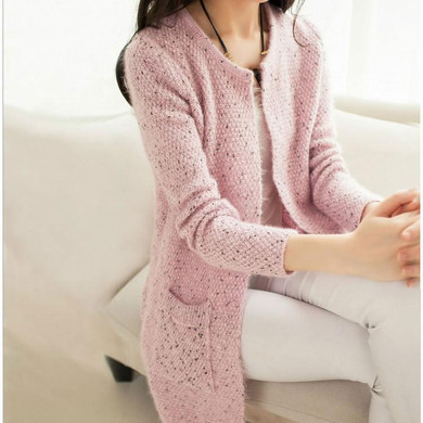 2018New arriver Winter Women Sweater Casual Long Sleeve Knitted Cardigans Autumn Crochet Ladies Sweaters Fashion Female Cardigan