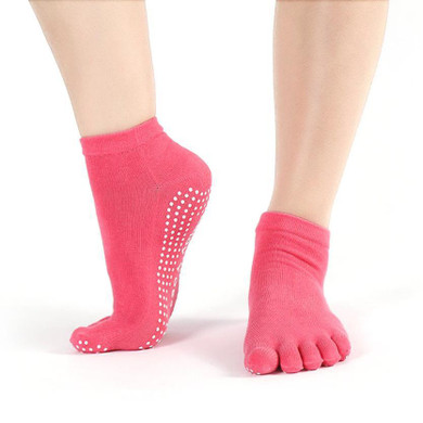 New Hot Sale Womens Meias Cotton Colorful Sokkens Non Slip Massage Toe Sock Full Grip With Socks Heel Comfortable Socks Meias