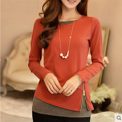 HiloRill Casual Long Sleeve Blouse Women 2018 Spring Autumn Side Zipper Women Shirt Office Ladies Tops Tunic Blusas Femininas