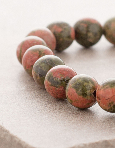 High-Energy Unakite Power Wrist Mala