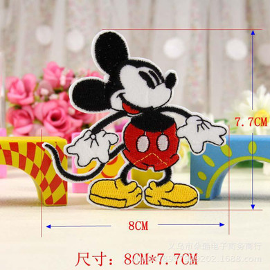 Cartoon Iron-on Sew-on Lovely Mickey Embroidered Cloth Patch For Girls Boys