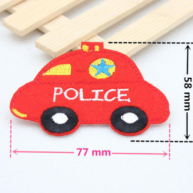 cartoon car patches for clothing iron embroidered patch applique iron on patches sewing accessories badge stickers on clothes