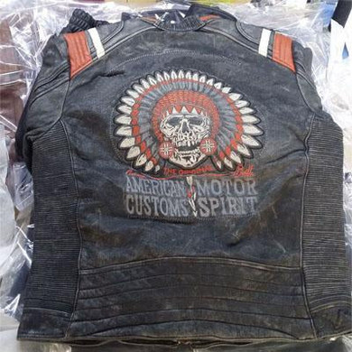 MAPLESTEED Brand Motorcycle Jacket Vintage Skull Embroidery 100% Cowhide Skin Genuine Leather Jacket Moto Coat Biker Jacket 086