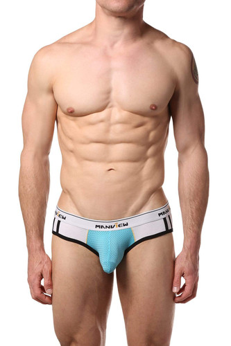 Manview White Racer Brief