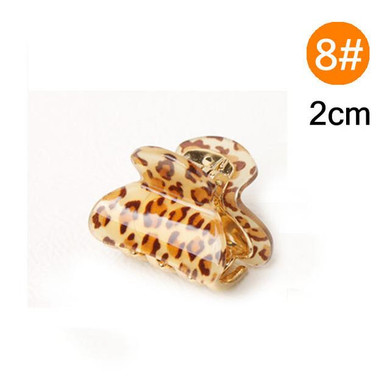 LNRRABC Fashion Women Girl Arcylic Leopard Hairpins Hair Clip Hair Claws Hair Gripper 4 Sizes   Hair Accessories