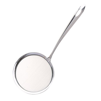 LMETJMA 3pc/set Stainless Steel Cooking Oil Strainer Mesh Strainer Oil Strainer Colander Spoon Kitchen Accessories KCBII011904X3