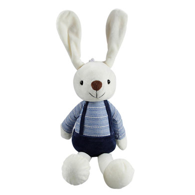 Little J Cute Stuffed Plush Rabbit Toy For Baby Girls Kids Soft Kawaii Toy Children Big Bedding Pillow Baby Girls Bow Dress Pets