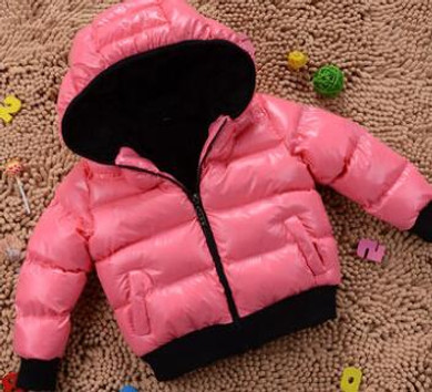 Fashion 2017 Children jacket Cotton Boys Warm Solid Coats Baby Winter Thicken Cotton-padded Jackets Girls snowsuit Kids parka