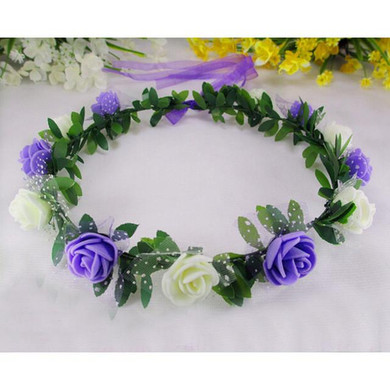 Fashion 1Pc Girl Fashion Hot  Lovely Rose Flower Headband Hair Accessories Wedding Princess Garland Fashion 1Pc Girl Fashion Hot  Lovely Rose Flower Headband Hair Accessories Wedding Princess Garland