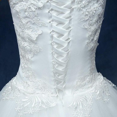 Fansmile Cheap Vintage Plus Size Lace Wedding Dresses 2017 Robe de Mariage Princess Dress Wedding Gowns Vestidos de Novia