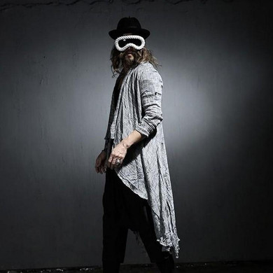 Mens Vintage Long Sleeve Linen Thin Shawl Cardigan Coat Fashion Casual Male Pull Style Punk Gothic Trench long jacket Outerwear
