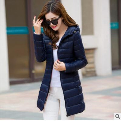 Female Warm Winter Jacket Women Coat Thin 90% White Duck Down Lady Parka Ultra-light Down Jacket Long Elegant Outwear Plus Size