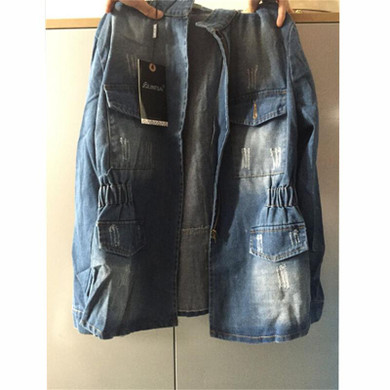 Female Plus Size 4XL 5XL Bomber Jacket Jaqueta Feminina Denim Jacket Women Washes Coat Spring Jeans Jacket Women Chaquetas Mujer