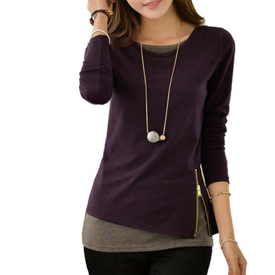 Female Hoodies Sweatshirt Women 2017 Casual Long Sleeve Moletom Feminina Patchwork Felpe Donna Kpop Pullovers Zippers Tops