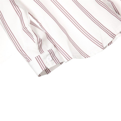 2017 New Striped Blouse Women Blusas Loose Slim Fit Long Sleeve Women's Shirts Fashion Top All Match For Women's Blouses