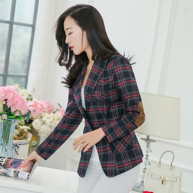 2017 summer blazer women blaser top short design plus blazer female suit & women work wear